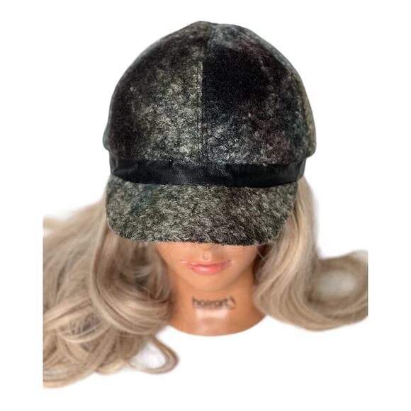 COPY - Giovannio New York women’s Hat Wool Blend Cap Newsboy Cap Gray Black New main image 5